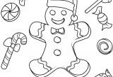 Coloriage Bonhomme Pain D Epice Coloriage Noel Bonhomme En Pain D Epice Jecolorie