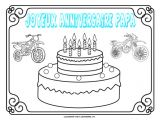 Coloriage Bonne Fete Papa Moto Coloriage Anniversaire De Papa