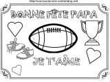 Coloriage Bonne Fete Papa Nounou Du nord Coloriage Bonne Fªte Papa Th¨me Foot Basket Rugby