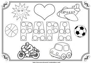 Coloriage Bonne Fete Papa Nounou Du nord Coloriage   Gommettes Papa