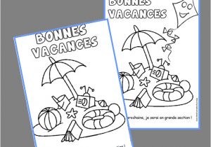 Coloriage Bonnes Vacances D été Bonnes Vacances