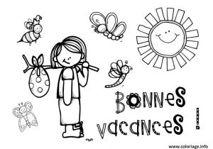 Coloriage Bonnes Vacances D été Coloriage Bonnes Vacances Les Enfants Ete Dessin