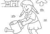 Coloriage Bottes De Pluie Un Gar§on Content D Aller   L école   Colorier