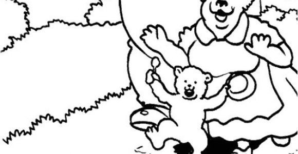 Coloriage Boucle D or Et Les Trois Ours à Imprimer Coloriage Boucle Dor 3 Ours