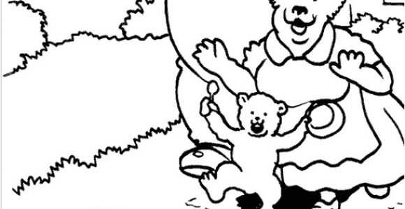 Coloriage Boucle D or Et Les Trois Ours Coloriage Boucle D or Et Les 3 Ours