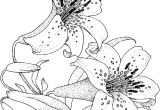 Coloriage Bouquet De Fleurs Gratuit Dessin   Colorier Bouquet De Fleurs Nature 49