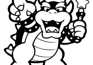 Coloriage Bowser A Imprimer Coloriage Bowser Noir A Imprimer Gratuit