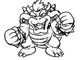 Coloriage Bowser A Imprimer Coloriage Bowser Squelette A Imprimer Gratuit