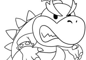 Coloriage Bowser Junior Imprimer Coloriage Bowser Jr Est En Col¨re