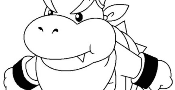 Coloriage Bowser Junior Imprimer Coloriage Bowser Jr