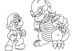 Coloriage Bowser Junior Imprimer Coloriage Mario Vs Bowser