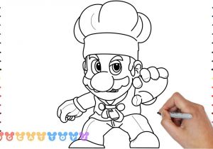 Coloriage Bowser Odyssey How to Draw Mario Odyssey Chef Mario 10