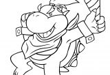 Coloriage Bowser Skelet Bowser Jr Drawing at Getdrawings