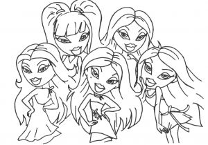Coloriage Bratz A Imprimer Belle Coloriage De Bratz A Imprimer