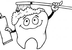 Coloriage Brossage De Dents Brosse A Dent Dessin