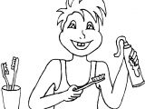Coloriage Brossage De Dents Coloriage Brossage De Dent