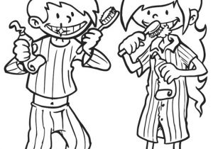 Coloriage Brossage De Dents Coloriage Se Brosser Les Dents Img