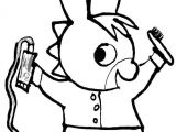 Coloriage Brossage De Dents Coloriage Trotro Se Brosse Les Dents Jecolorie