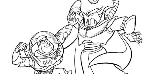 Coloriage Buzz L éclair Et Zorg Zurg Vs Buzz Lightyear Coloring Pages Coloringsuite