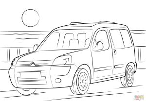 Coloriage C4 Picasso Coloriage Citro N Berlingo