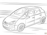 Coloriage C4 Picasso Coloriage Citro N C4 Picasso