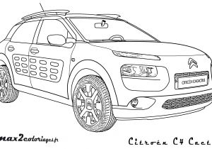 Coloriage C4 Picasso Voiture Citroen Saxo Coloriage