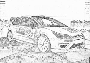 Coloriage C4 Picasso Voiture Citroen Saxo Coloriage