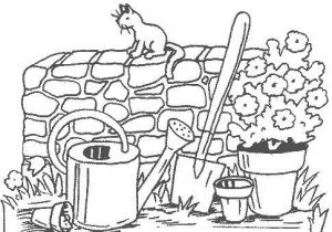 Coloriage Cabane De Jardin Coloriages Au Jardin