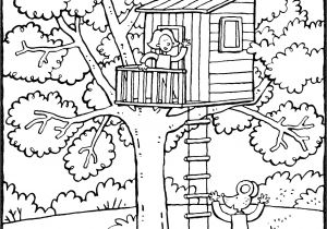 Coloriage Cabane De Jardin La Cabane Dans L Arbre D Emma Et Louis Kiddicoloriage