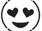 Coloriage Caca Emoji Coloriage Laughing Face Emoji Black and White Smiling Face with Hear