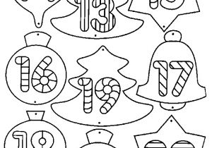Coloriage Calendrier De L Avent Coloriage Calendrier De L Avent Feuille N°2