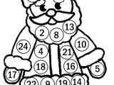 Coloriage Calendrier De L Avent Coloriage Noel Calendrier De Avent