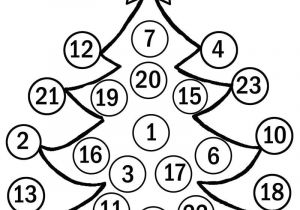Coloriage Calendrier De L Avent Coloriage Noel Calendrier De Avent