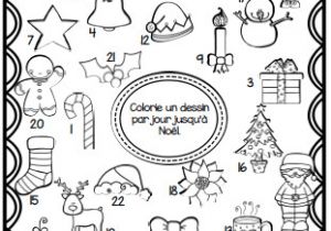 Coloriage Calendrier De L Avent French Advent Calendar Free Coloriage Du Calendrier De L