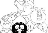 Coloriage Calimero Et Ses Amis Nos Jeux De Coloriage Calimero   Imprimer Gratuit