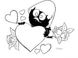 Coloriage Calimero Gratuit Coloriage Caliméro Et Un Coeur Gratuit Héros