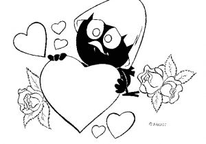 Coloriage Calimero Gratuit Coloriage Caliméro Et Un Coeur Gratuit Héros