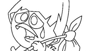 Coloriage Calimero Triste Coloriage Calimero En Ligne Gratuit   Imprimer