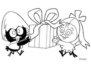 Coloriage Calimero Triste Coloriage Calimero