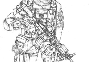 Coloriage Call Of Duty Cod Modern Warfare 2 Ghost by Jellovicious On Deviantart