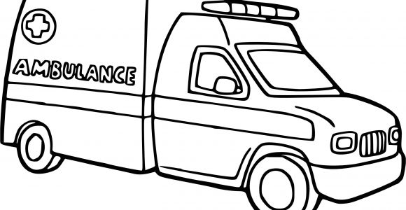 Coloriage Camion Ambulance A Imprimer Ambulance Coloring Pages Print