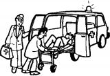 Coloriage Camion Ambulance A Imprimer Dessin   Colorier Ambulance Transport 66 Coloriages   Imprimer