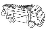 Coloriage Camion De Pompier A Imprimer Gratuit Dessin Camion De Pompier En Couleur