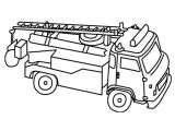 Coloriage Camion De Pompier A Imprimer Gratuit Dessin Camion De Pompier En Couleur
