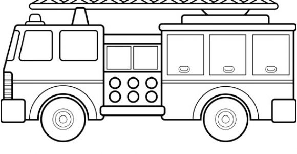 Coloriage Camion De Pompier A Imprimer Gratuit Dessin Camion De Pompier En Couleur