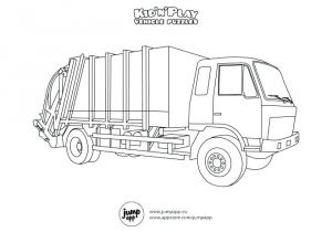 Coloriage Camion De Poubelle En Ligne Coloriage Camion Poubelle 14 Dessin Gratuit A Imprimer Autres