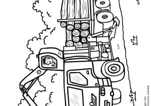 Coloriage Camion Poubelle Hugolescargot Coloriage D Un Véhicule Le Camion Transporteur De Bois