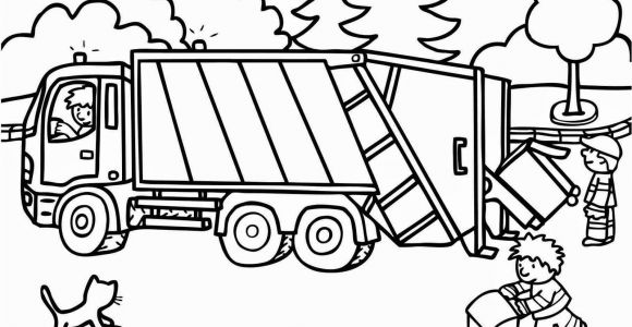 Coloriage Camion Poubelle Hugolescargot Dessins Gratuits   Colorier Coloriage Camion Poubelle   Imprimer