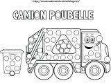 Coloriage Camion Poubelle Playmobil Coloriage Camion Benne Camion Poubelle A Colorier Et Gommettes