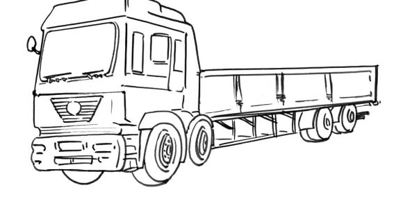 Coloriage Camion Remorque Semi Remorque 11 Transport – Coloriages   Imprimer
